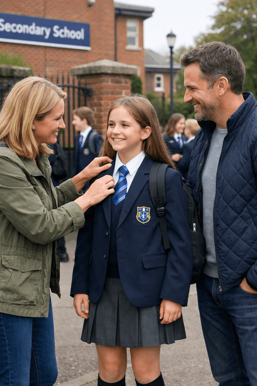 Children preparing for secondary school