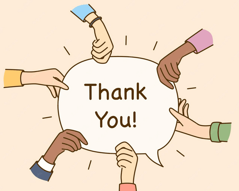 Thank you illustration
